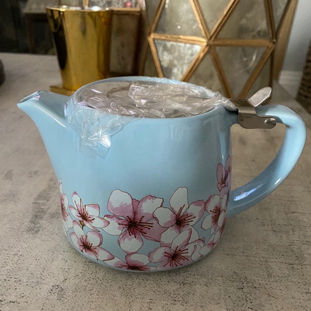 Alfred ceramic & stainless teapot